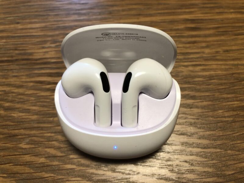 ダイソーで購入したワイヤレスイヤホン