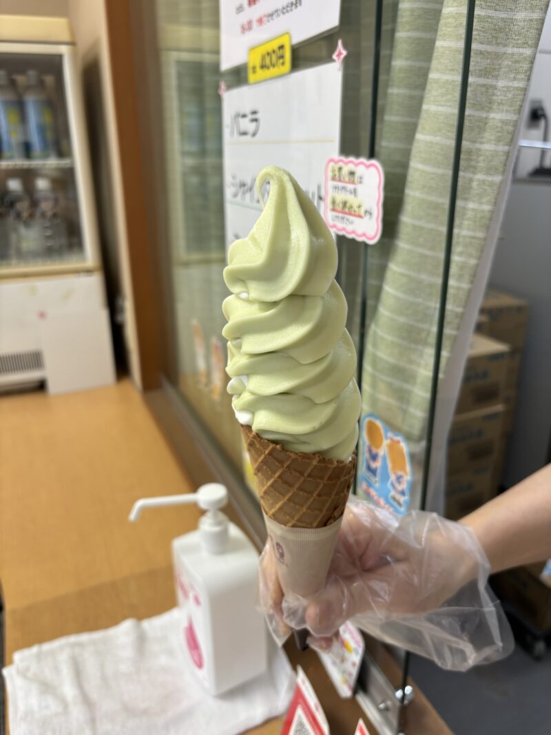 もち吉のソフトクリーム